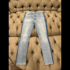 Hudson Jeans, Blue Side Stripe, M